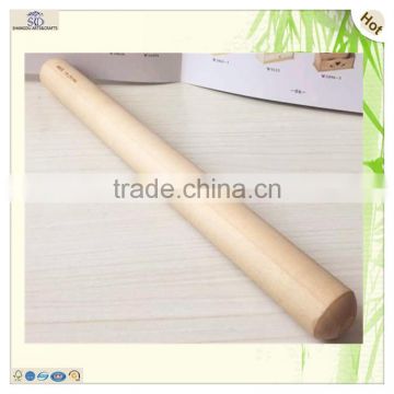 Handmade Instrument Grinding Rounding Poplar Wooden Rolling Pin photo-4
