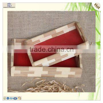 Wholesale Japanese Compartments Wood Serving Set Tray photo-5