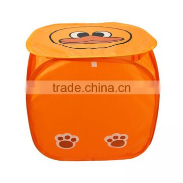 2017 cheap promotion foldable factory price ducky laundry sorter