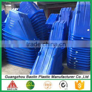 Two Wheel Heavy Duty Plastic Wheelbarrow Easy Control Blue and Red Colour for Good Sale photo-6