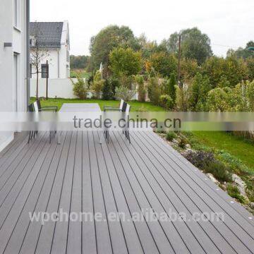 Antiseptic Wood Plastic Composite Decking, Waterproof Laminate Flooring, Outdoor Deck