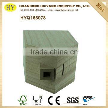 Unfinished Factory Custom Wooden Coin Box on Sale photo-2