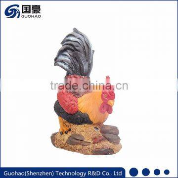 Yard art custom garden sculptures animal rooster statue