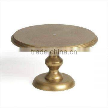 golden unique metal wholesale cake stand