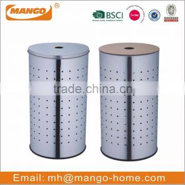 35L and 55L Round Stainless Steel Laundry Bin