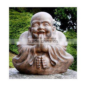 Buddha Statues Deco, White Buddha Statues, Ceramic Antique Buddha Statue for Home Decoration, Rustic Buddha Statues