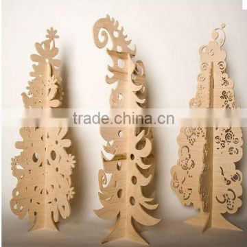 Wooden party decorations christmas tree for sale