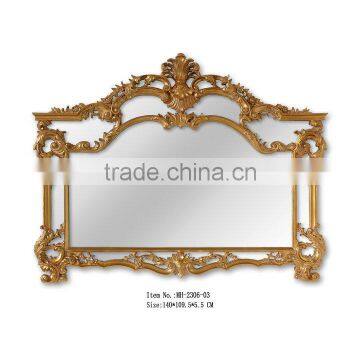 French Antique Wall Mirror and Console Table photo-2