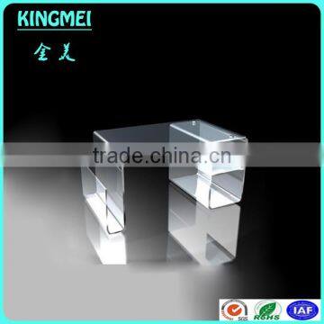 Wholesale Round Acrylic Tables,lucite Coffee Table, Acrylic Furniture With Colorful Base
