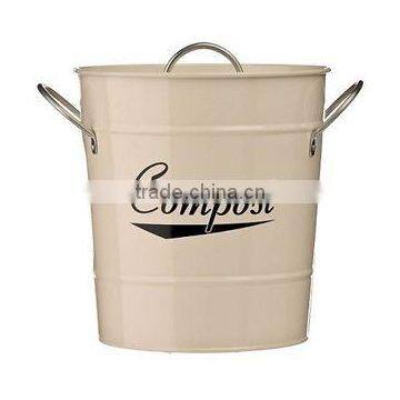 Removable inner buckets Cream Kitchen Compost bin