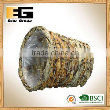 Natural Rattan Garden Planter Flower Pots photo-5