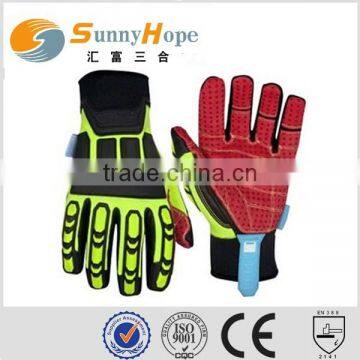 Oil and Gas Impact Gloves TPR Protection gloves mechanic protection gloves safety gloves