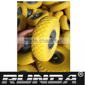 Flat free wheel pu foam wheel3.00-4