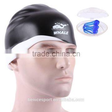 Wholesale Silicone Swim Caps OEM/ODM Elastic Waterproof Soft Swimming Caps Novelty Swim Hats Bathing Cap Logo Printin (CAP-1200) photo-3