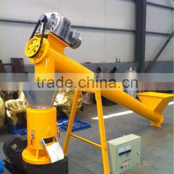 2014 Newly Saled SKJ 300 CE Approved Flat-Die Pellet Mill/pellet Machine With Screw Conveyor photo-3