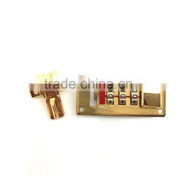 Combination Number Lock with Hasp for Pilot Case, Combination Lock with Push Buttom for Suitcase, Left Hand