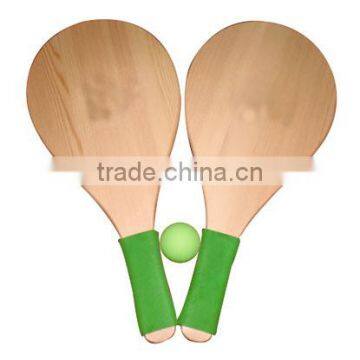 professional beach racket paddle,beach tennis racket, wooden racket set