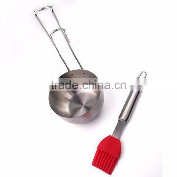 High Quality Bbq Sauce Pot With Silicone Basting Brush photo-2