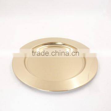 Wholesale Flat Bottom Elegant Seafood Tray/stainless Steel Salad Plate Set photo-2