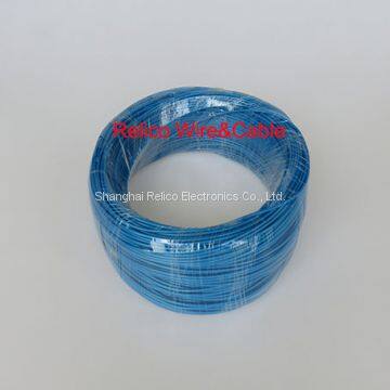 22 AWG Blue Color 100m Hook up Telfon Electrical Wire FEP Insulaterd Stranding Copper Wire