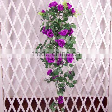 Artificial Rose Flower Vine for Dec