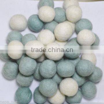 100% Wool Handmade Nursery Pom Pom Felt Balls Decoration Craft Kids Beads Supplies 2 cm photo-3