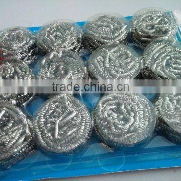 4 Dozen (48 Pcs) Large Stainless Steel Sponges Scrubbers Commercial Grade