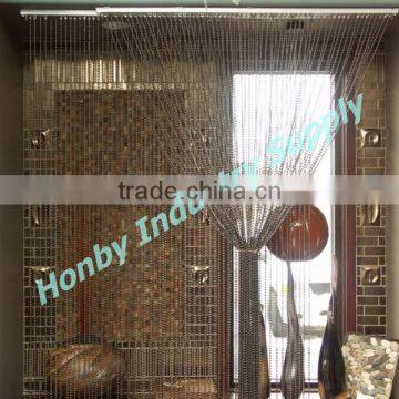 6mm Metal Hanging Beaded Curtain for Door/Divider/Partition