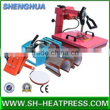 6 in 1 multifunctional heat press transfer machine for tshirt mug plate cap