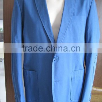 2016 High Quality italian style direct manufacturer oem service casual Slim Fit velvet blazers for men