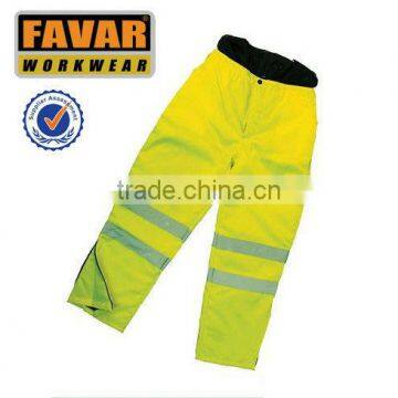 kids adult High visibility reflective working trousers men pants