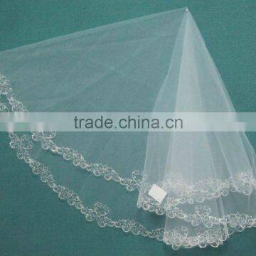 Beautiful Ivory one layer Wedding Bridal Veil