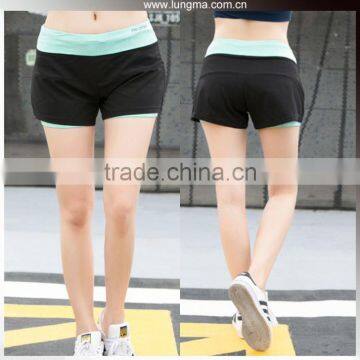 Women Gym Spandex Printed Compression Workout Fitness Wear Jogging Shorts