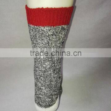 Men Thermal Thin Socks With Melanged Yarn Double Cylinder photo-2