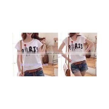 Big World Factory OEM Custom , Design Your Own Short Sleeve O-neck Women Printed t Shirt photo-4