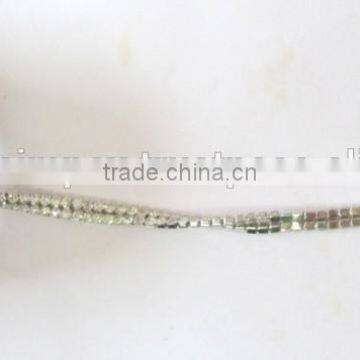 CZ SPIRAL HANDCOVER GYPSY Slave BRACELET RING Silver Tone photo-2