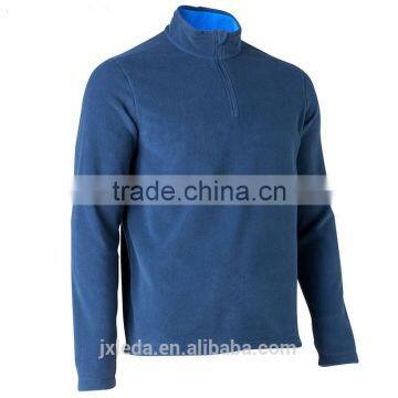 Wholesale fashion pullover polar fleece jacket,men winter outdoor sports soft shell jacket custom