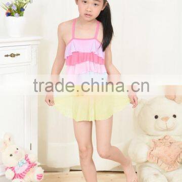 Cute Baby Girls Swimwear Kids Bikini One Piece Swimwear Swimsuits photo-2