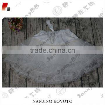 Kids Wholesale Tutu White Bowknot Pretty Fashion Skirt photo-5