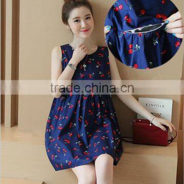 zm51057a Good look ladies breastfeeding dress maternity clothes