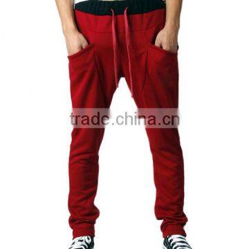 OEM Bulking Buy Open Bottom Polyester/cotton Pocket Mens Harem Pants Wholesale photo-2