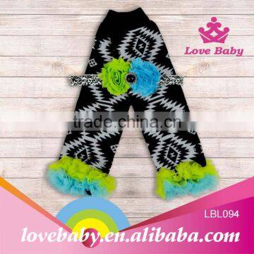 wholesale organic fashionable colorful ruffle baby leg warmers