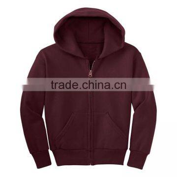 Children Clothing Manufacturer Bulk Custom Printed Blank Slim Fit Zipper Hoodie photo-5