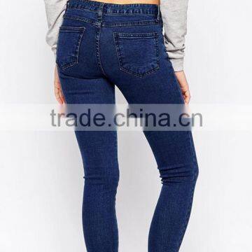 Runwaylover Elastic Fashion Blue Denim Jeans Women Top Quality Wholesale photo-3