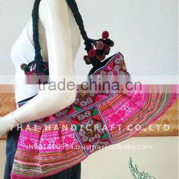 Thai Embroidered HMONG Hill Tribe Shoulder Hand Bag