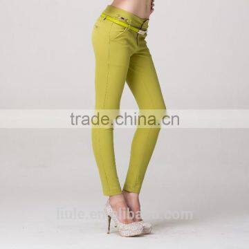 New Design High Waist Tight Korean Style Women Fashion Pants photo-6