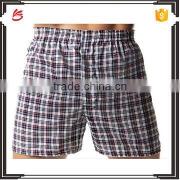 Custom cheap mens brief underwear plaid underwear