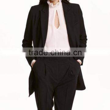 Double-breasted Jacket Ladies Office Uniform Casual Business Suit photo-2