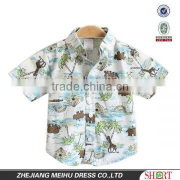 custom hawaiian or beach shirt for kids