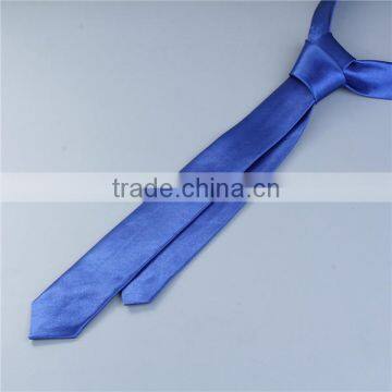 Polyester Necktie Royal Blue Men Neck Ties